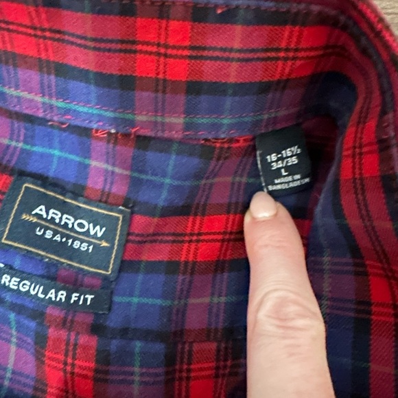 Men’s Arrow Long Sleeve button up - Picture 2 of 2